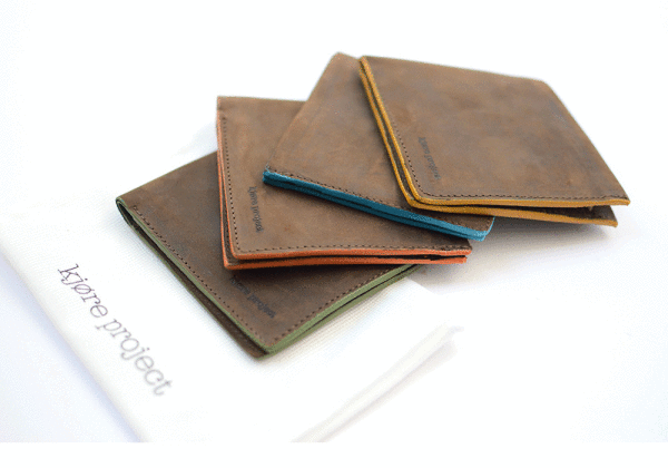 Kjøre Project Slim Fold Wallet Colored Edges Convenienza