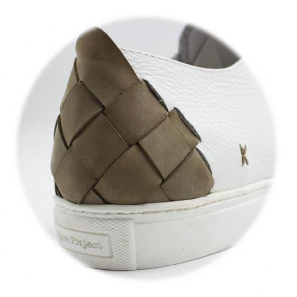 Kjøre Project Fær Øer Back Woven Taupe Negozio