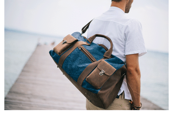 Kjøre Project Leather / Canvas Travel Bag 2025