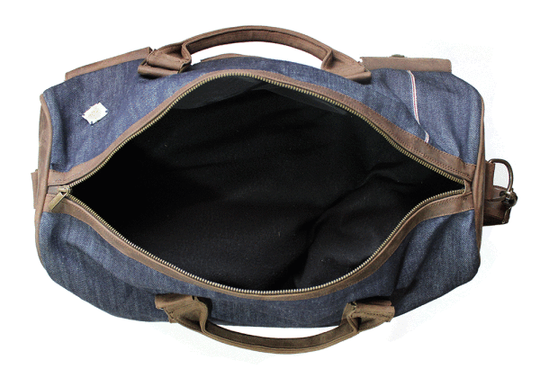 Kjøre Project Leather / Denim 13,9 Oz Light Blue Qualità