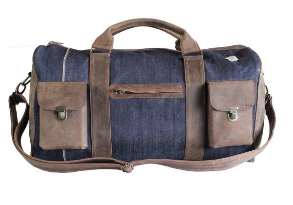 Kjøre Project Leather / Denim 13,9 Oz Light Blue Qualità
