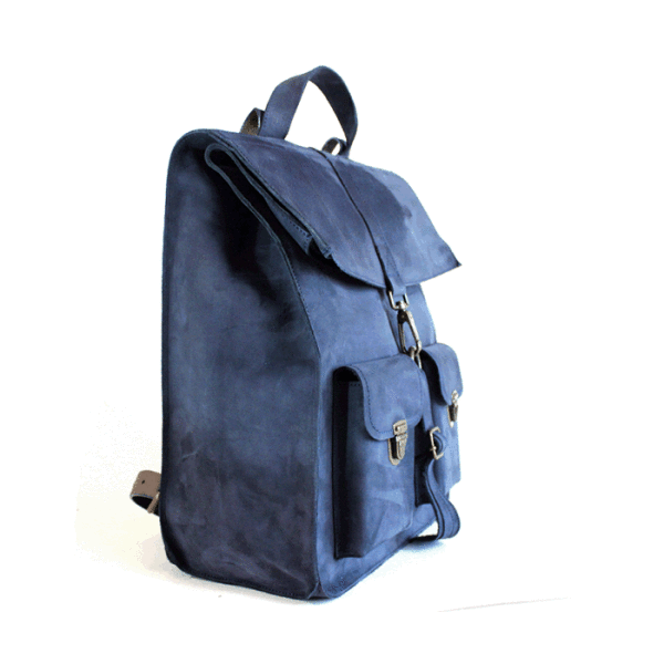 Kjøre Project Leather Nubuck Blue Novità
