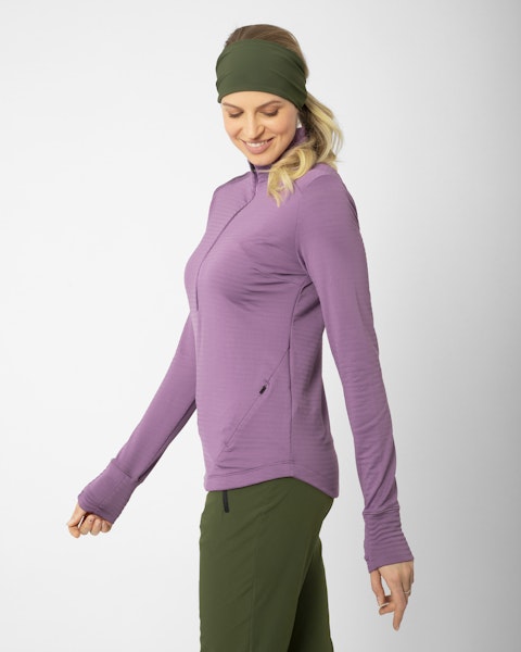 Lamunt NORA MAGLIA MANICA LUNGA CON ZIP Smaltimento dello stoccaggio