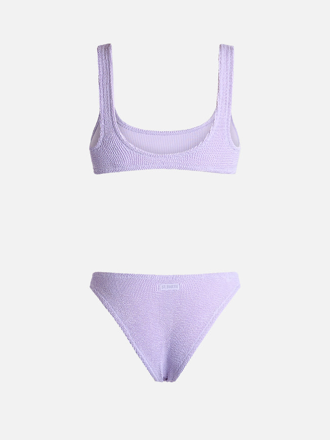 Mc2 Saint Barth Bikini da donna classico lilla crinkle Naima Elise In Linea
