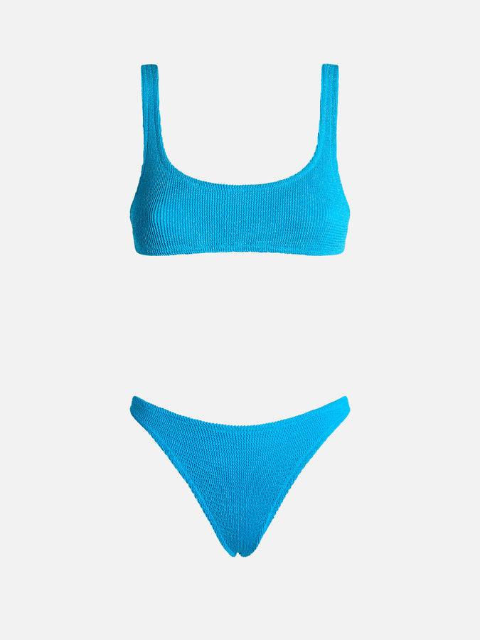Mc2 Saint Barth Bikini da donna turchese classico crinkle Naima Naomi Promozione
