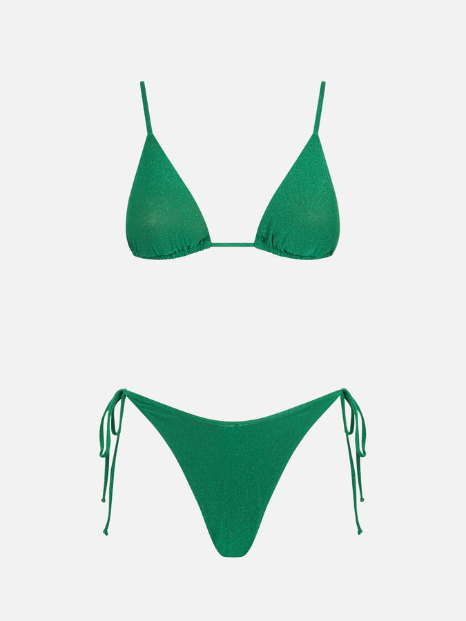 Mc2 Saint Barth Bikini da donna a triangolo lurex In Vendita