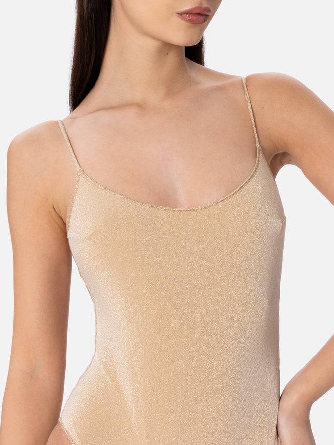 Mc2 Saint Barth Costume intero da donna in lurex Cecille Hotsell