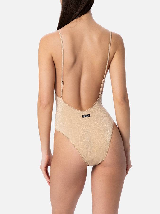 Mc2 Saint Barth Costume intero da donna in lurex Cecille Hotsell