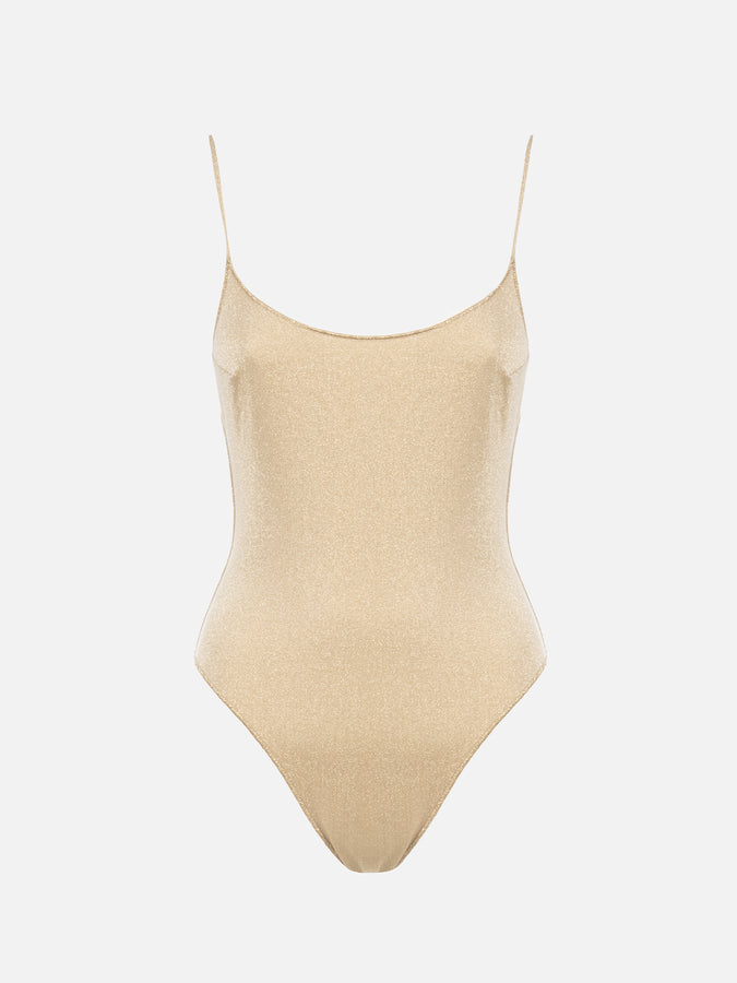 Mc2 Saint Barth Costume intero da donna in lurex Cecille Hotsell