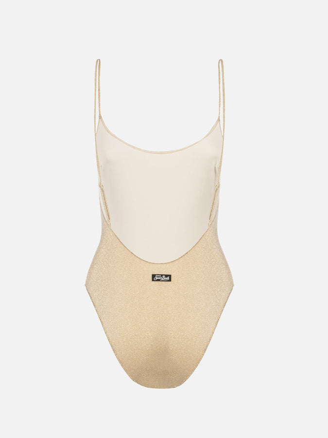 Mc2 Saint Barth Costume intero da donna in lurex Cecille Hotsell