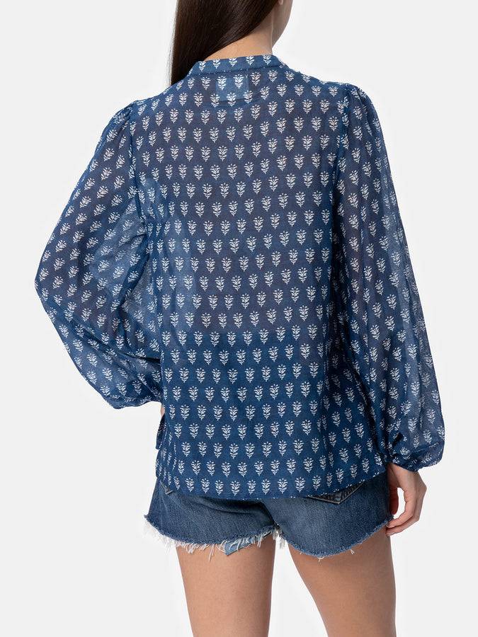 Mc2 Saint Barth Blusa da donna in voile di seta Harper Pezzi Unici