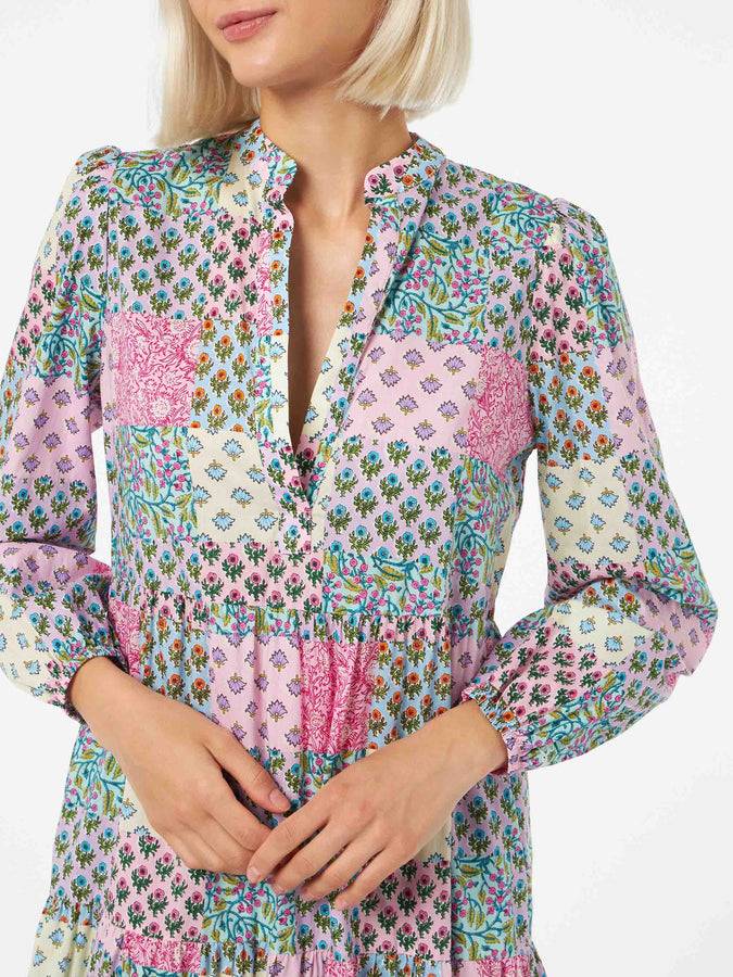 Mc2 Saint Barth Abito Nadja lungo da donna in voile di cotone Promozione Limitata
