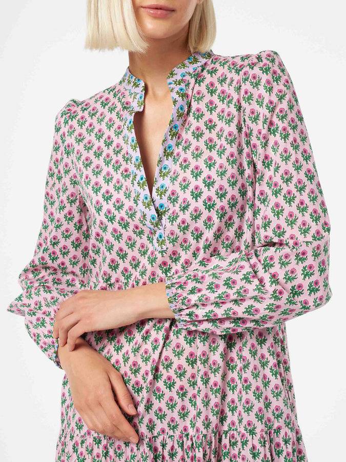 Mc2 Saint Barth Abito Nadja lungo da donna in voile di cotone Fino Al -60%