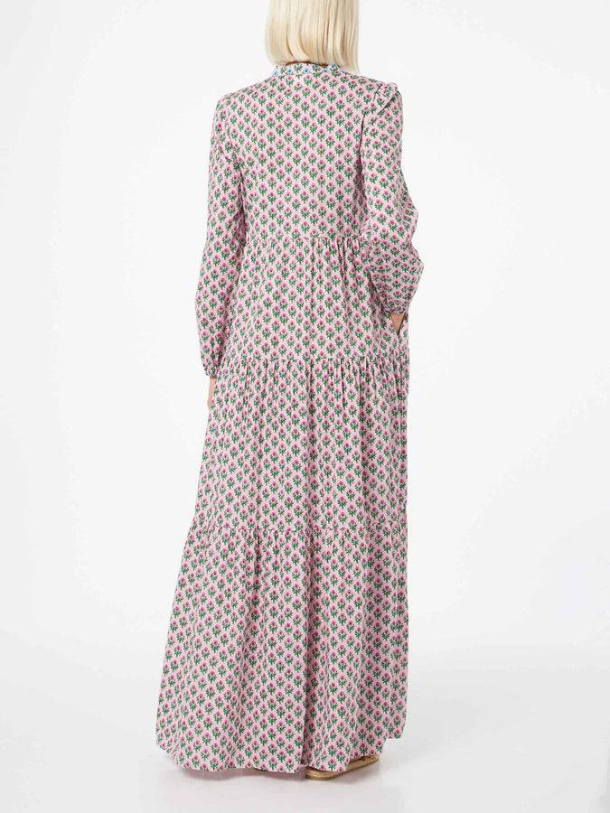Mc2 Saint Barth Abito Nadja lungo da donna in voile di cotone Fino Al -60%