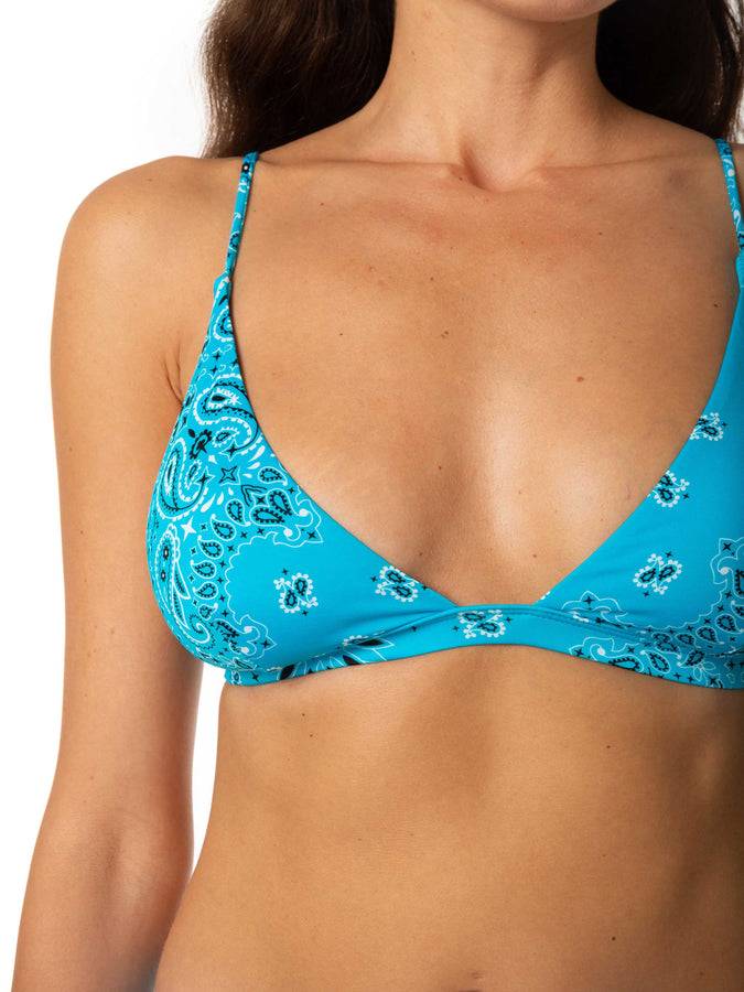 Mc2 Saint Barth Bikini da donna a triangolo con stampa bandana Economico