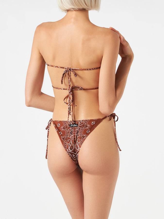 Mc2 Saint Barth Bikini da donna a fascia con stampa bandana Offerte