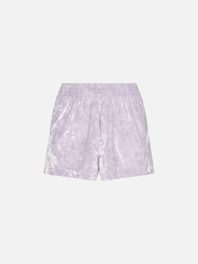 Mc2 Saint Barth Woman lilac chenille pull up shorts Cate Pezzi Unici