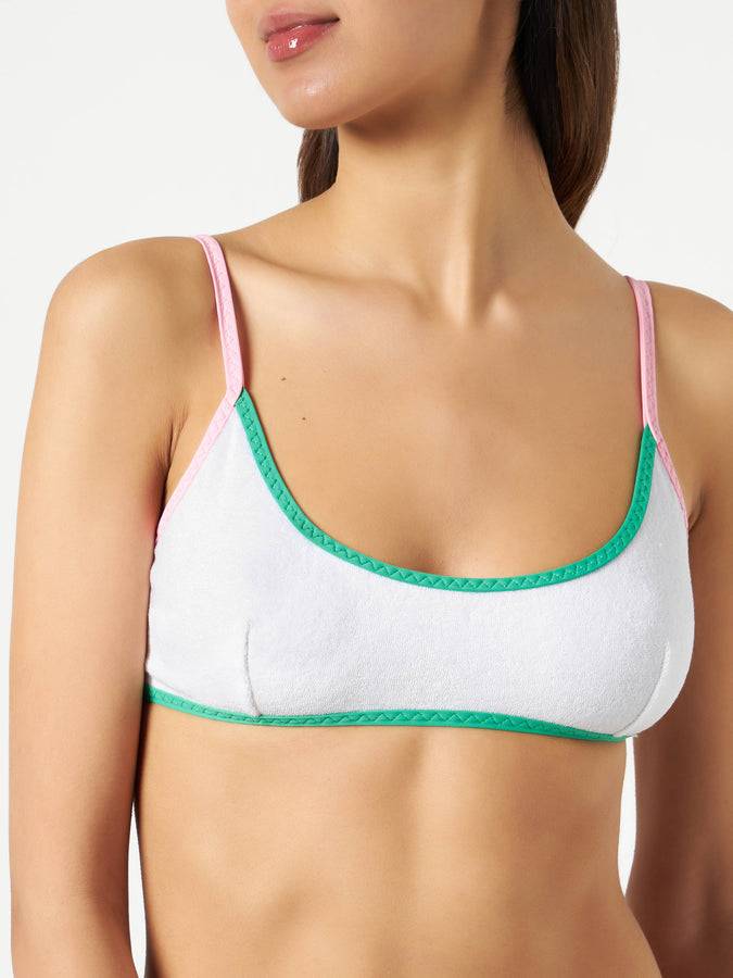 Mc2 Saint Barth Bikini da donna a bralette in spugna Outlet