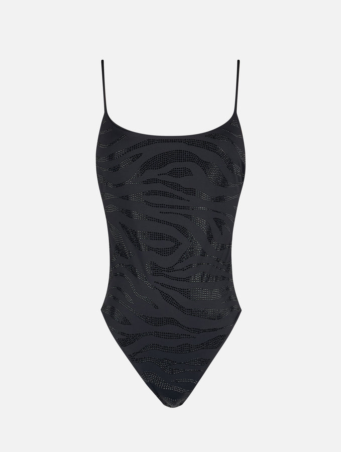 Mc2 Saint Barth Costume intero da donna con strass Cecille Nuova
