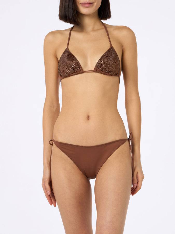 Mc2 Saint Barth Bikini triangolo donna Annabelle Virgo con strass Vendita