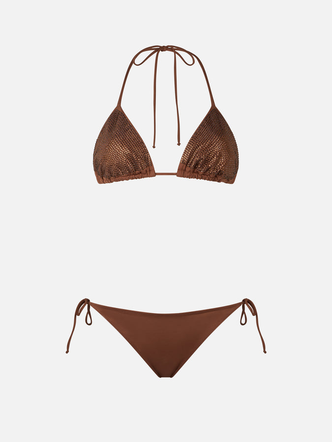 Mc2 Saint Barth Bikini triangolo donna Annabelle Virgo con strass Vendita