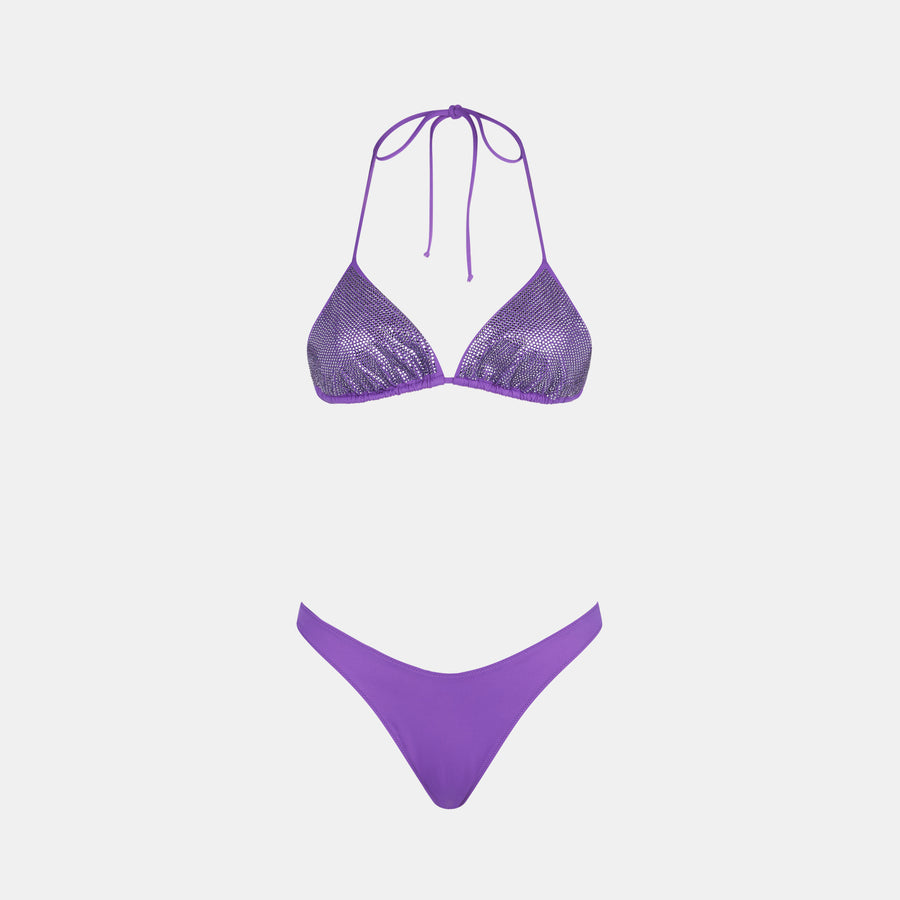 Mc2 Saint Barth Bikini da donna a triangolo con strass Promozione