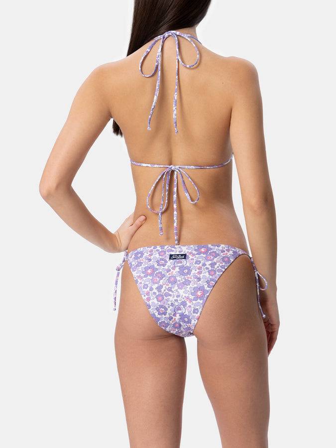 Mc2 Saint Barth Bikini a triangolo da donna Betsy Leah Virgo | REALIZZATO CON TESSUTO LIBERTY Promozione Limitata