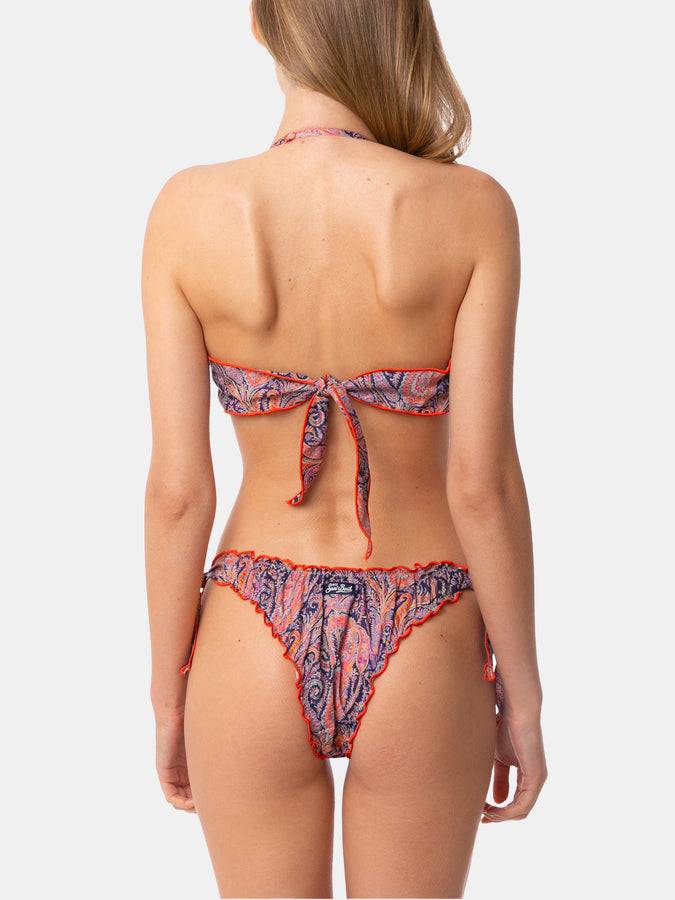 Mc2 Saint Barth Bikini da donna a fascia con stampa Liberty | EDIZIONE SPECIALE LIBERTY Fino Al -60%