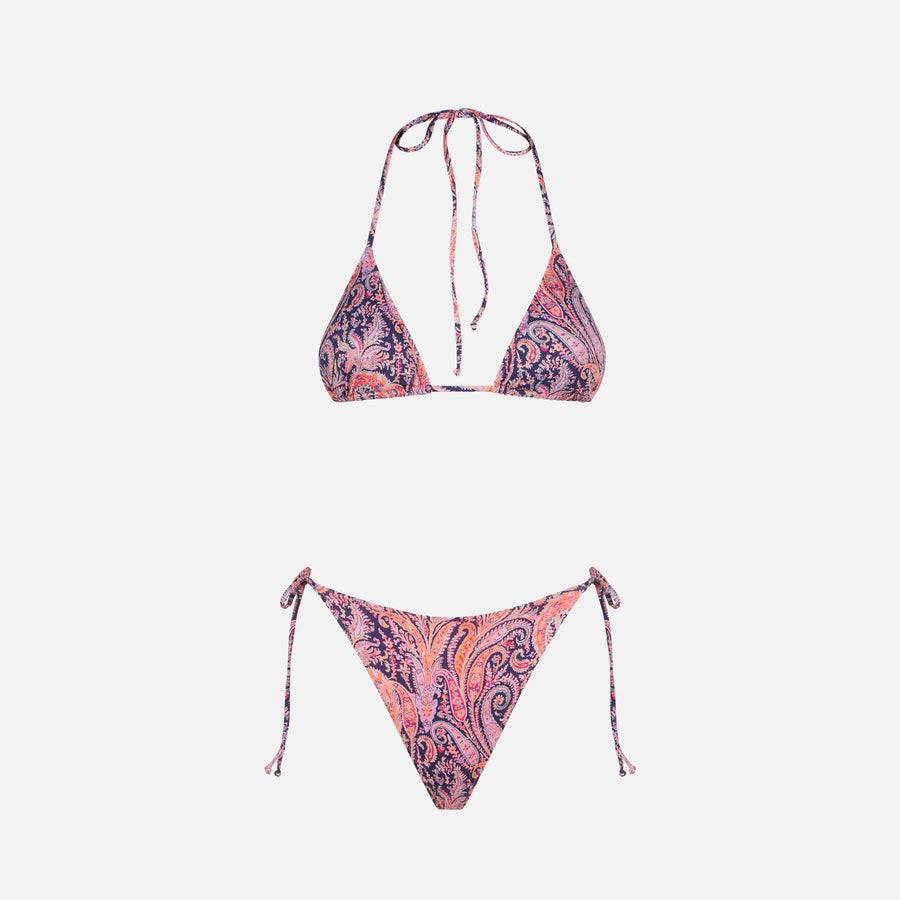 Mc2 Saint Barth Bikini da donna a triangolo stampa fiori Liberty | EDIZIONE SPECIALE LIBERTY Shopping Online
