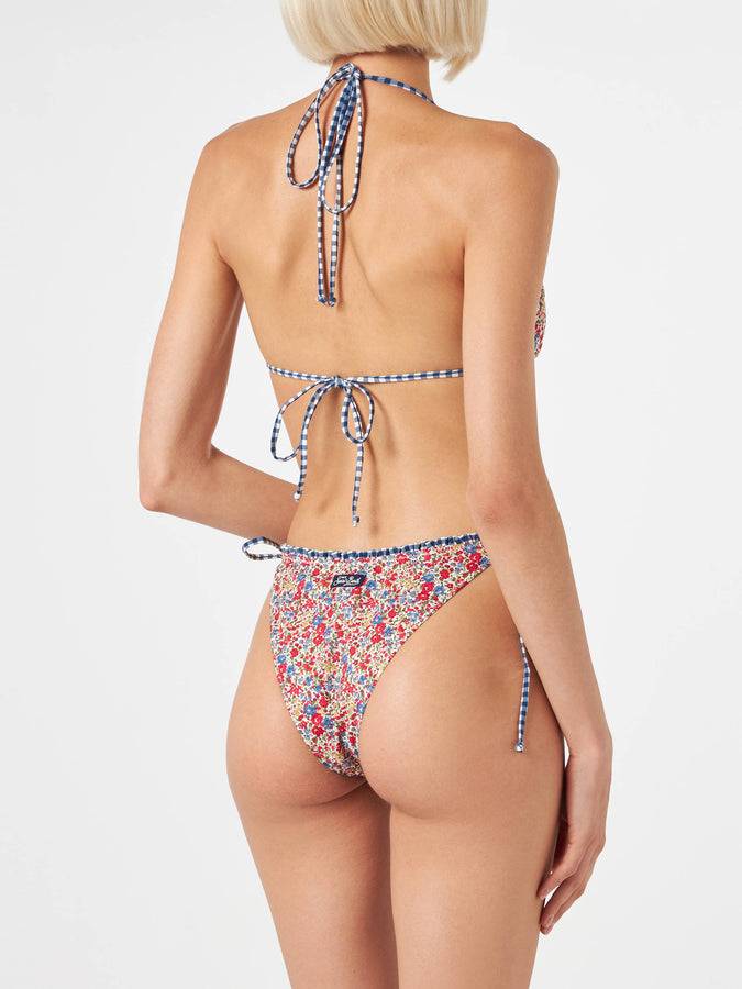 Mc2 Saint Barth Bikini da donna a triangolo stampa Liberty | EDIZIONE SPECIALE LIBERTY Affare Del Giorno