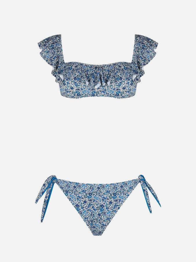 Mc2 Saint Barth Bikini spalle scoperte con stampa floreale | EDIZIONE SPECIALE LIBERTY Prezzo Ridotto