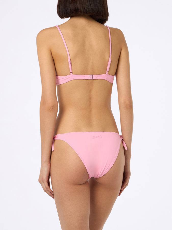 Mc2 Saint Barth Woman pink scoop bralette bikini May Yali Vendita Calda