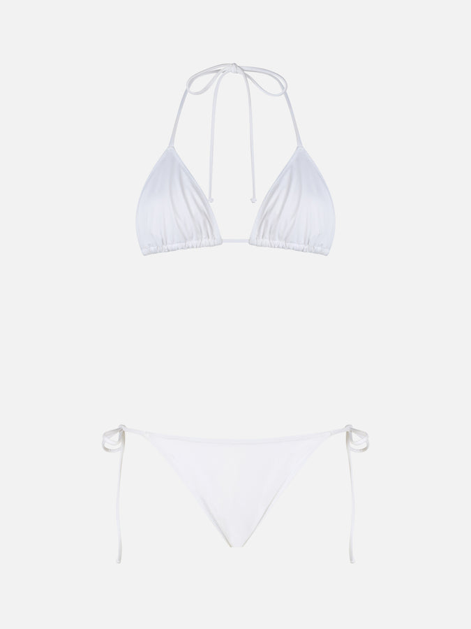 Mc2 Saint Barth Woman white triangle bikini Leah Marielle Vendita Economica