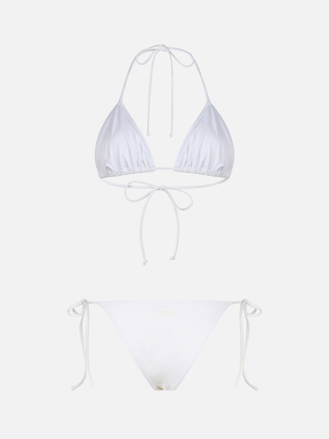 Mc2 Saint Barth Woman white triangle bikini Leah Marielle Vendita Economica