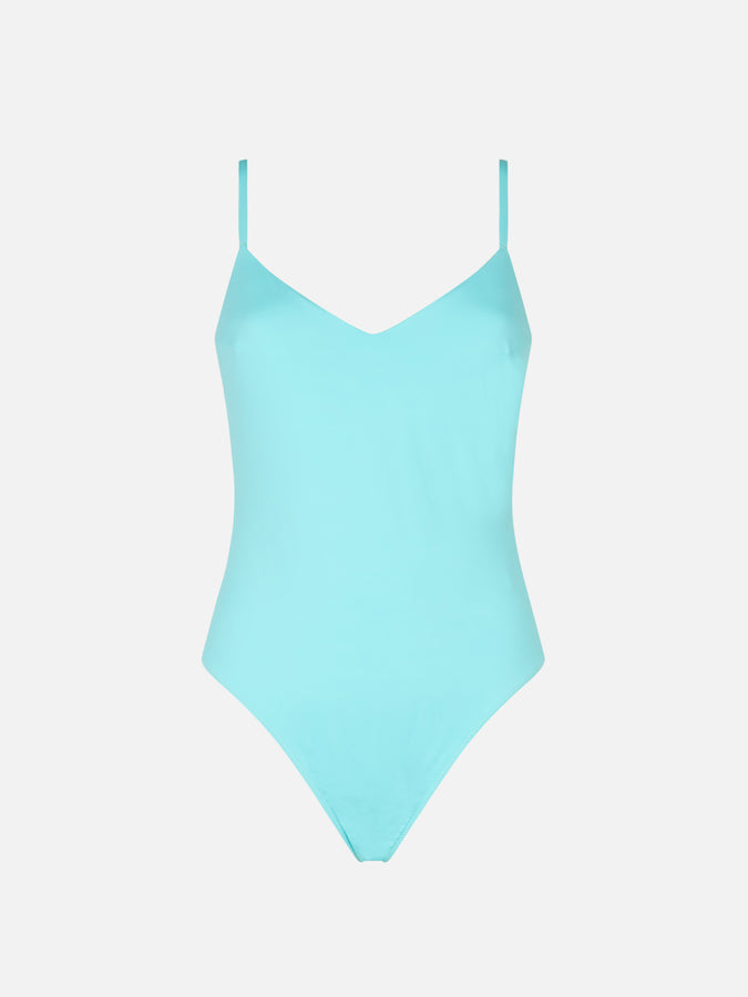 Mc2 Saint Barth Costume intero da donna verde acqua Italy
