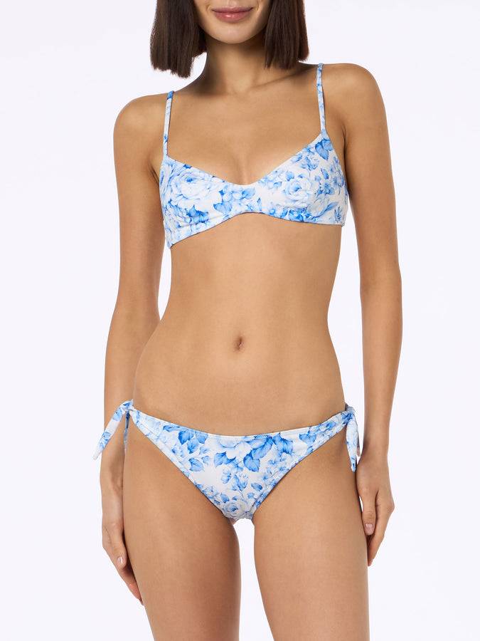 Mc2 Saint Barth Bikini donna a bralette con scollo floreale May Yali Affare Del Giorno