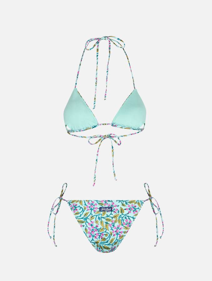 Mc2 Saint Barth Bikini da donna a triangolo con fiori radicali Leah Marielle Novità