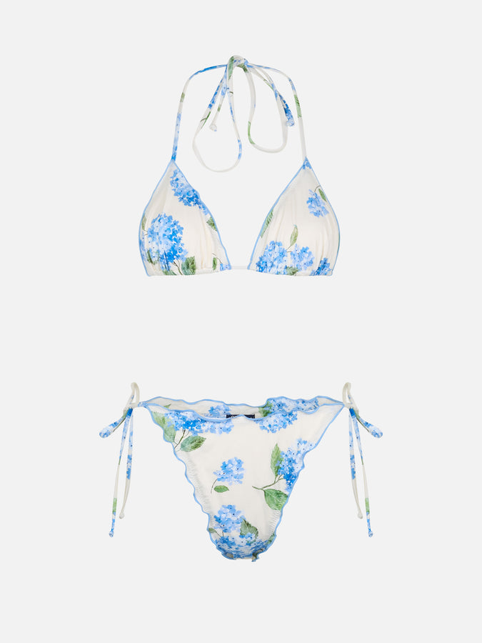 Mc2 Saint Barth Bikini a triangolo classico da donna a fiori Sagittarius Miami Solo un giorno rimasto
