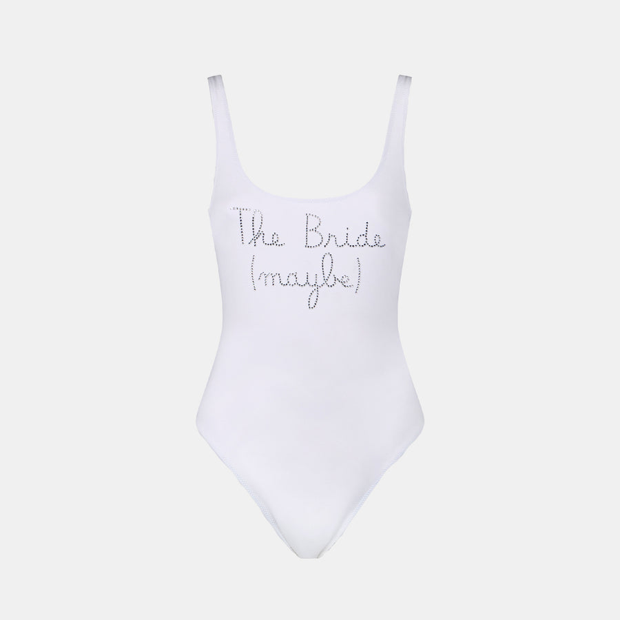Mc2 Saint Barth Costume intero da donna con ricamo di strass The Bride Maybe 2025