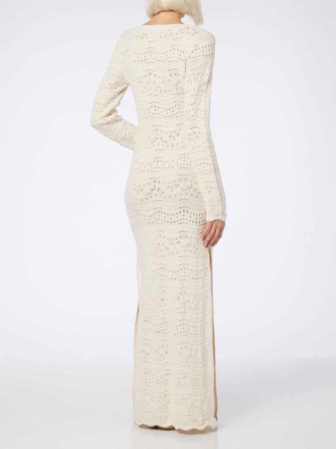 Mc2 Saint Barth Abito midi da donna in maglia di cotone Outlet