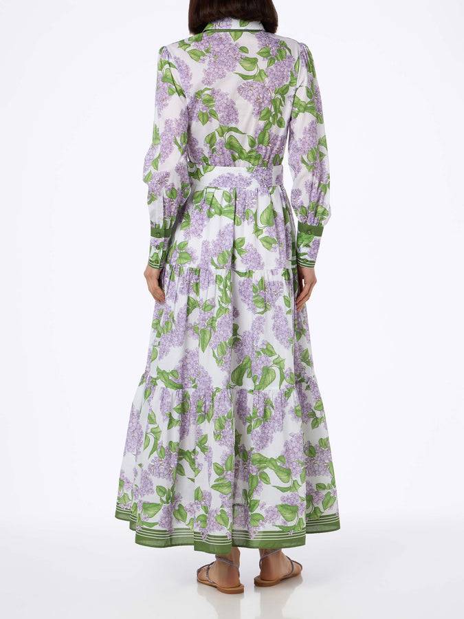 Mc2 Saint Barth Woman cotton dress Jensen with flower print Vendita Economica