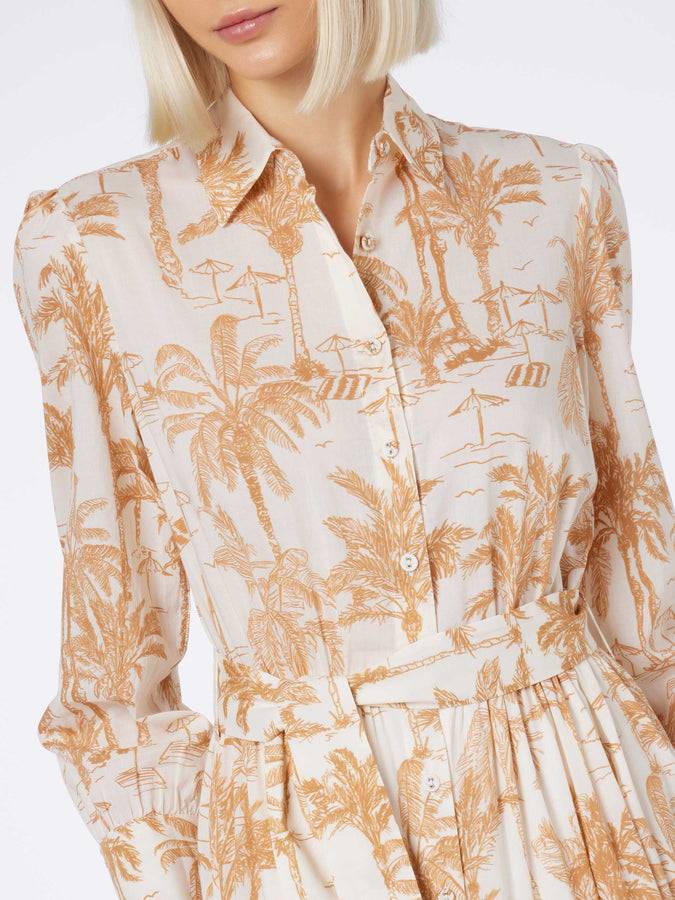 Mc2 Saint Barth Abito da donna in cotone Toile de Jouy Jensen Moda