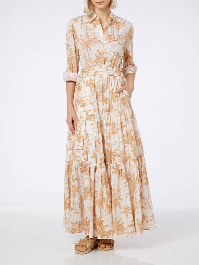 Mc2 Saint Barth Abito da donna in cotone Toile de Jouy Jensen Moda