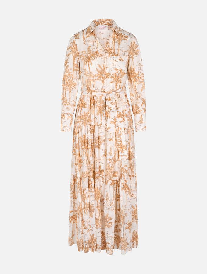 Mc2 Saint Barth Abito da donna in cotone Toile de Jouy Jensen Moda