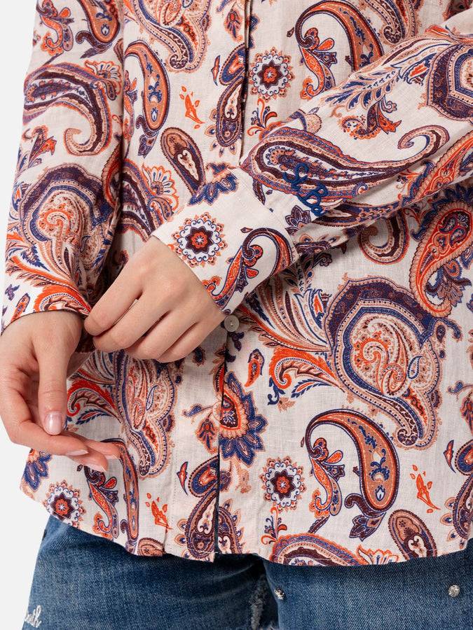Mc2 Saint Barth Woman texan style shirt Alodie with pockets Saldi