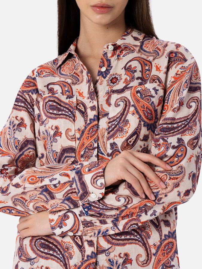 Mc2 Saint Barth Woman texan style shirt Alodie with pockets Saldi