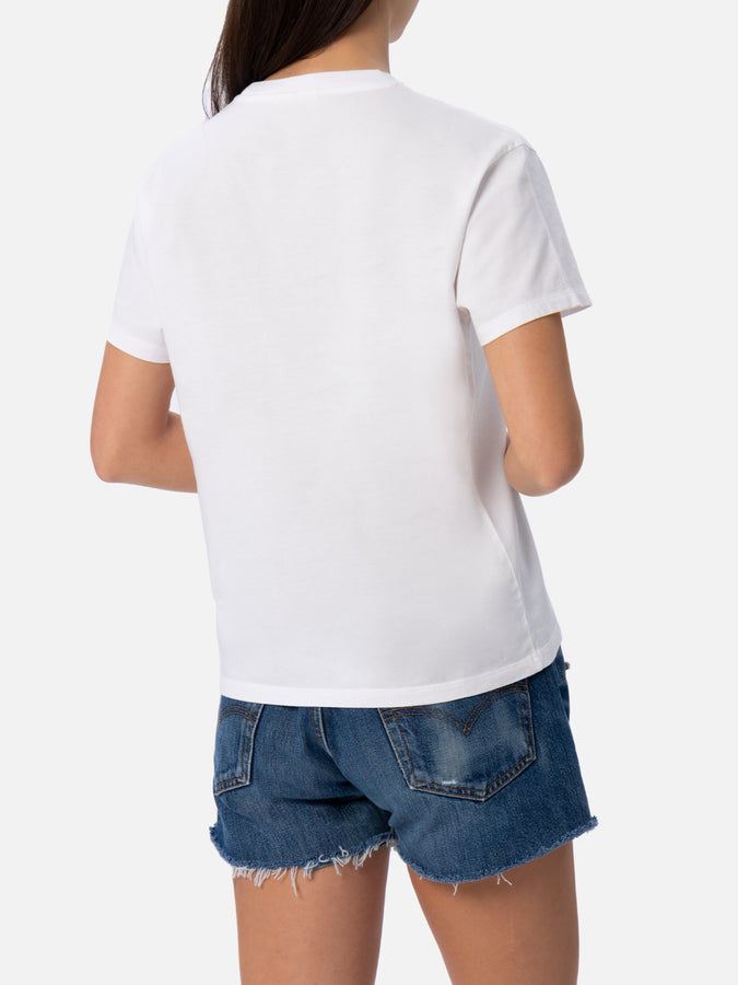Mc2 Saint Barth T-shirt da donna girocollo Emilie in jersey di cotone con ricamo Misstufo Facilmente Qualità Garantita