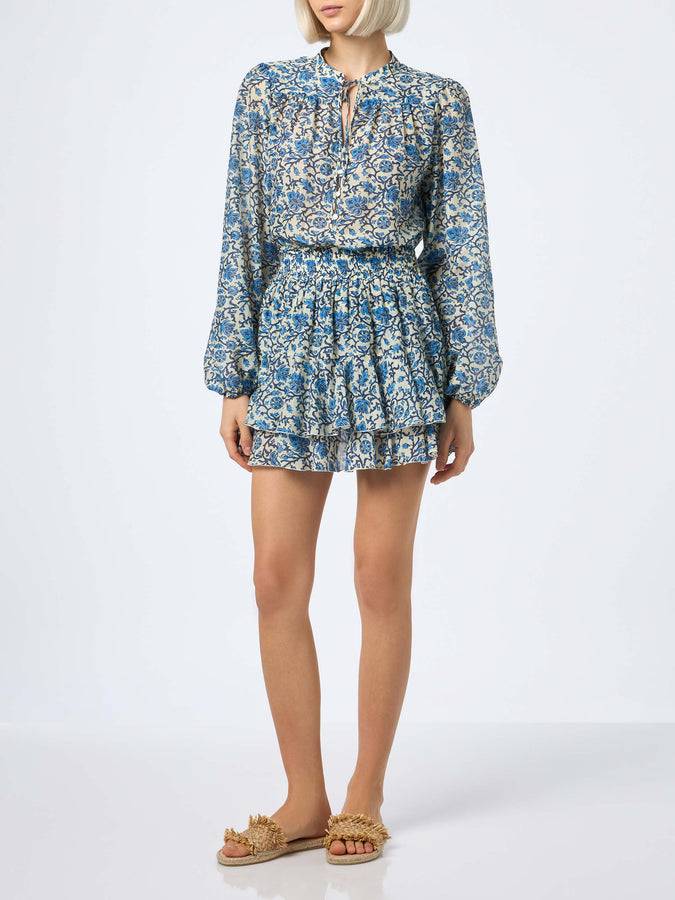 Mc2 Saint Barth Blusa da donna in voile di seta Harper Presa