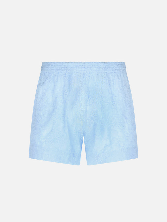 Mc2 Saint Barth Pantaloncini da donna pull up in cotone Sangallo Meave Outlet