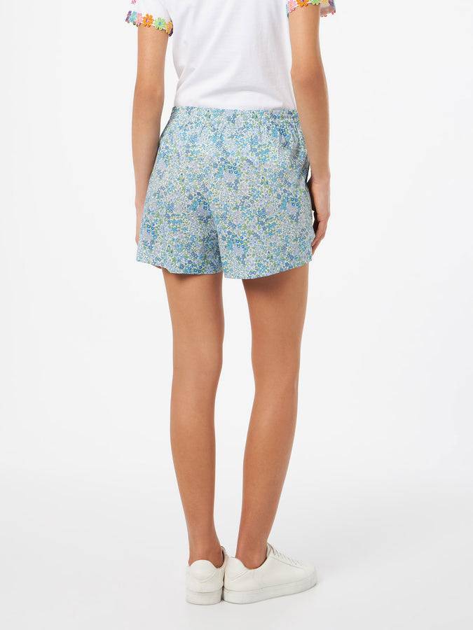 Mc2 Saint Barth Pantaloncini pull up da donna Joanna Luise in cotone Meave | REALIZZATO CON TESSUTO LIBERTY Hotsell